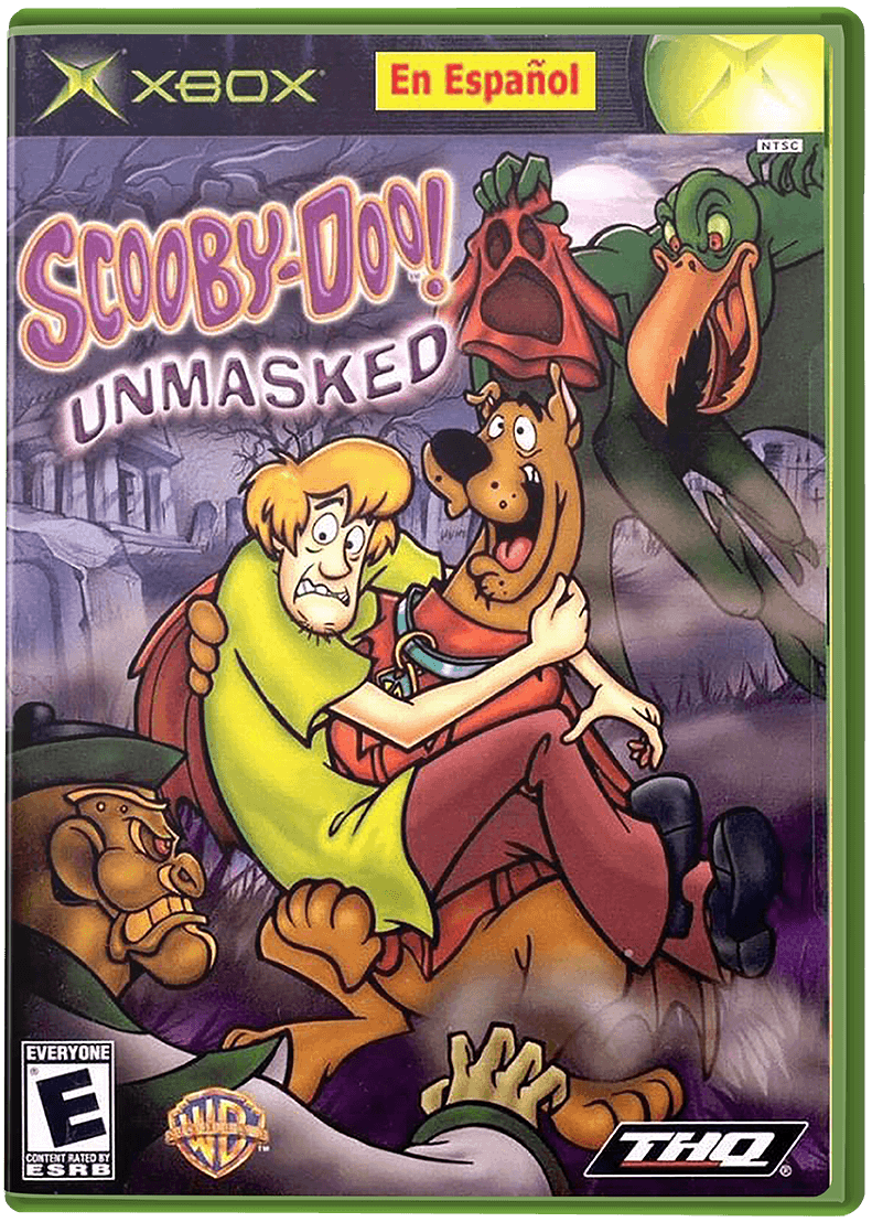 Scooby Doo Unmasked box art for Xbox